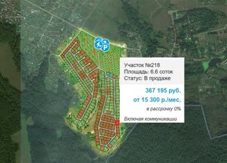 Участок на продажу, 6.57 сот., коттеджный посёлок Сапроново