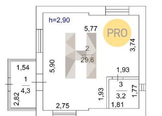 Продам дом, 37.6 м2, село Большие Харлуши