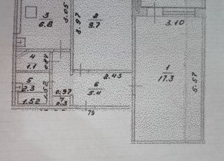 Продам 2-комнатную квартиру, 44.9 м2, Уфа, улица Джалиля Киекбаева, 17, Советский район