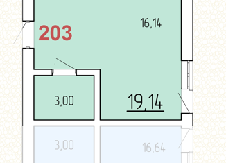 1-ком. квартира на продажу, 19.14 м2, поселок Веселовка, Весёлая улица, 2