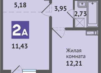 2-ком. квартира на продажу, 40 м2, Чебоксары, 4-й микрорайон, поз5, Ленинский район