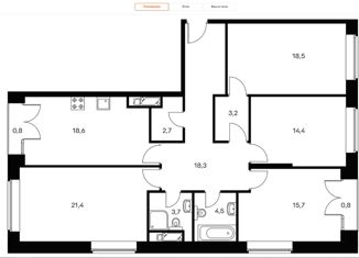 Продается 4-комнатная квартира, 121.9 м2, Москва, метро Фили, Большая Филёвская улица, 3к1