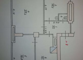 Трехкомнатная квартира на продажу, 65.4 м2, Вышний Волочёк, Большая Садовая улица, 87/47