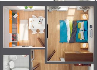 Продается 1-комнатная квартира, 33.7 м2, Анапа, Мирная улица, 29к3