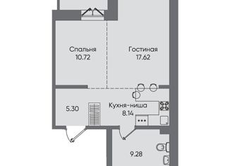Продается двухкомнатная квартира, 54.58 м2, Иркутск, улица Пушкина, 9, Свердловский округ