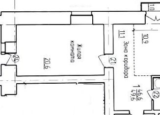 Продам 1-комнатную квартиру, 49.6 м2, Благовещенск, Пионерская улица, 96