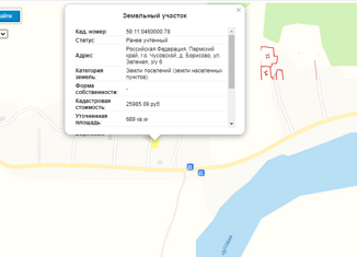Продается участок, 7 сот., деревня Борисово