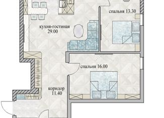 2-ком. квартира на продажу, 74.5 м2, Геленджик, улица Кирова, 120/35