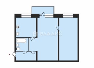 Продам 2-комнатную квартиру, 43.3 м2, Ивановская область, Шереметевский проспект, 153