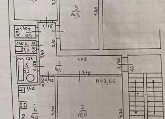 3-комнатная квартира на продажу, 66.8 м2, село Большие Березники, Микрорайон, 13