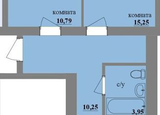 Продается 2-комнатная квартира, 52.44 м2, Муром, 1-я Новослободская улица, 6