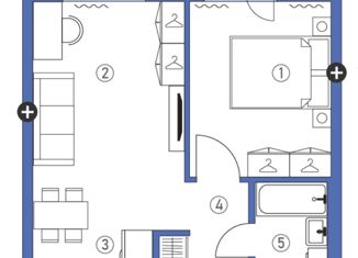 Продается двухкомнатная квартира, 37.41 м2, Петрозаводск, район Древлянка, Нарвский бульвар, 6к4