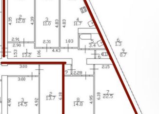 Продаю четырехкомнатную квартиру, 91.4 м2, Санкт-Петербург, Большой проспект Петроградской стороны, 6-8Б, муниципальный округ Петровский