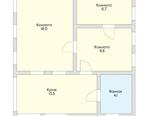 Дом на продажу, 51 м2, Краснодар, Сычевая улица, 83, Сычевая улица