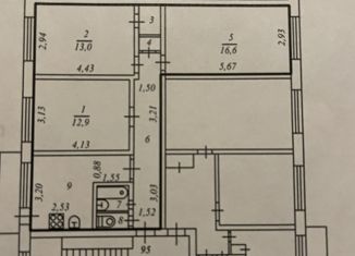 Продам 3-комнатную квартиру, 68.2 м2, Воркута, улица Суворова, 28Б