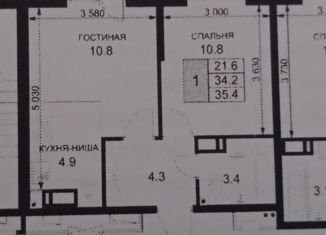 Продается однокомнатная квартира, 35.4 м2, Краснодар, улица имени Героя Ростовского, 8