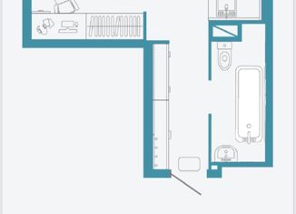 Продам 1-ком. квартиру, 29.3 м2, Тюмень, Харьковская улица, 76, ЖК Сердце Сибири
