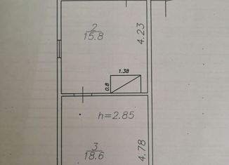 1-комнатная квартира на продажу, 44 м2, Тайшет, улица Гагарина, 131