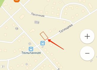 Земельный участок на продажу, 11.1 сот., Челябинск, Центральный район, Малахитовая улица, 3