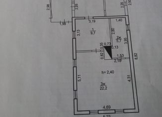 Продам дом, 38 м2, поселок Чебеньки, улица Фрунзе, 4