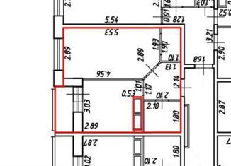 1-комнатная квартира на продажу, 34.7 м2, Мурино, Новая улица, 19, ЖК Новое Мурино