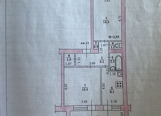 Продается 2-комнатная квартира, 50 м2, поселок Кузьмичи, улица Нефтяников, 180
