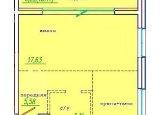 Продажа однокомнатной квартиры, 36.81 м2, Уссурийск, улица Сергея Ушакова, 8А