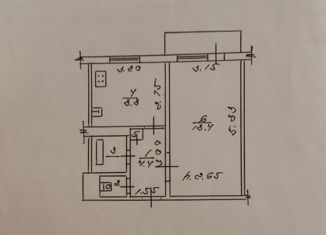 Продается однокомнатная квартира, 36.2 м2, Липецк, улица 50 лет НЛМК, 21