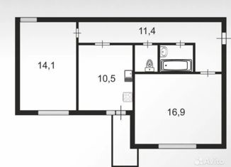 Продам 2-ком. квартиру, 57.2 м2, Красное Село, Кингисеппское шоссе, 12к3