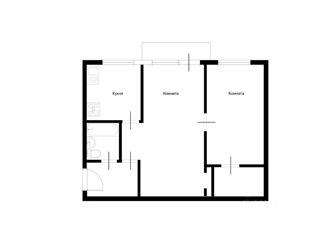 2-комнатная квартира на продажу, 46 м2, Бахчисарай, улица Гагарина, 5А