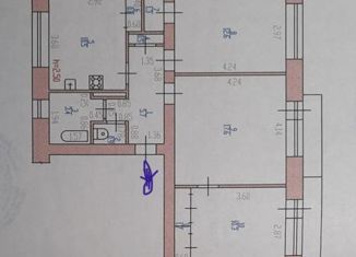 Продаю 3-ком. квартиру, 65.3 м2, посёлок Центральный, улица Мира, 20