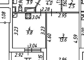 Продам 1-ком. квартиру, 33.8 м2, Санкт-Петербург, Арцеуловская аллея, 9, метро Комендантский проспект