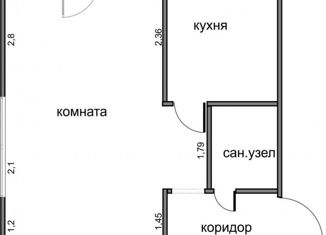 Продажа однокомнатной квартиры, 32 м2, Челябинск, Артиллерийская улица, 106, Тракторозаводский район