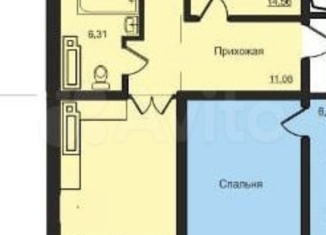 Продам трехкомнатную квартиру, 69.4 м2, Челябинск, улица Братьев Кашириных, стр46, жилой район Академ Риверсайд