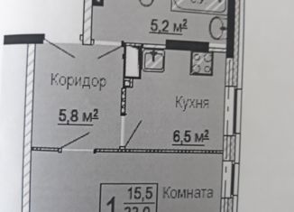 1-ком. квартира в аренду, 33 м2, Березники, улица Строителей, 4, ЖК Любимов