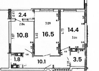 Продаю 2-комнатную квартиру, 60 м2, Самара, ЖК АмГрад, Южное шоссе, 9