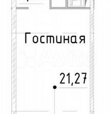 Продажа квартиры студии, 28.5 м2, Санкт-Петербург, проспект Большевиков, уч3, муниципальный округ № 54