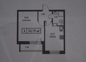 Продаю 1-ком. квартиру, 31.2 м2, Мурино, улица Шувалова, 46, ЖК Цвета радуги