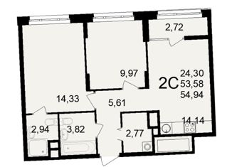 Продается трехкомнатная квартира, 55 м2, Рязань, Куйбышевское шоссе, 19, Куйбышевский район