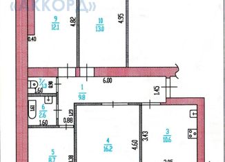 Продается 4-комнатная квартира, 74.3 м2, Барнаул, Железнодорожный район, улица Матросова, 3А