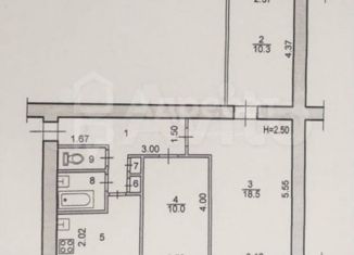 Трехкомнатная квартира на продажу, 57 м2, Волгоград, улица Гороховцев, 2, Тракторозаводский район