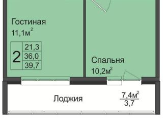 Продаю двухкомнатную квартиру, 40 м2, Новосибирск, 1-я Чулымская улица, 12с, ЖК Венеция