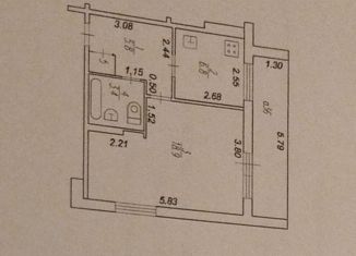 1-ком. квартира на продажу, 35.5 м2, Рязань, Интернациональная улица, 26, район Канищево