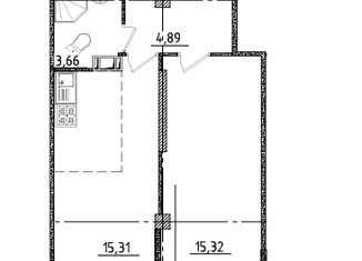 Продажа 1-ком. квартиры, 39.18 м2, Мурино, ЖК Ромашки, улица Шоссе в Лаврики, 95