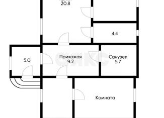 Дом на продажу, 105 м2, Краснодар, проезд Нестерова, 48, микрорайон 9 километр