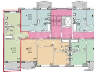 Продам 1-ком. квартиру, 41.4 м2, Саратов, улица имени Ю.А. Мысникова, 10А, жилой район Солнечный-2