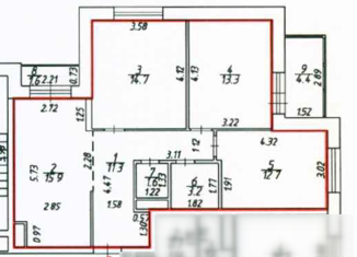 Продается 3-ком. квартира, 72.7 м2, Ижевск, Индустриальный район