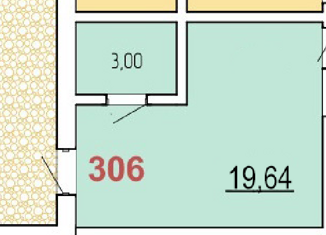 Продается 1-ком. квартира, 19.64 м2, поселок Веселовка, Весёлая улица, 7