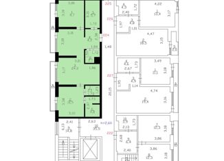 Продается 2-комнатная квартира, 62.7 м2, Тюмень, улица Михаила Сперанского, 41к1, ЖК Видный