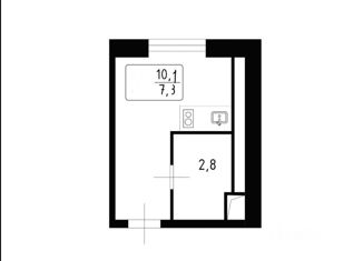 Продажа квартиры студии, 10.1 м2, Зеленоград, Зеленоград, к814